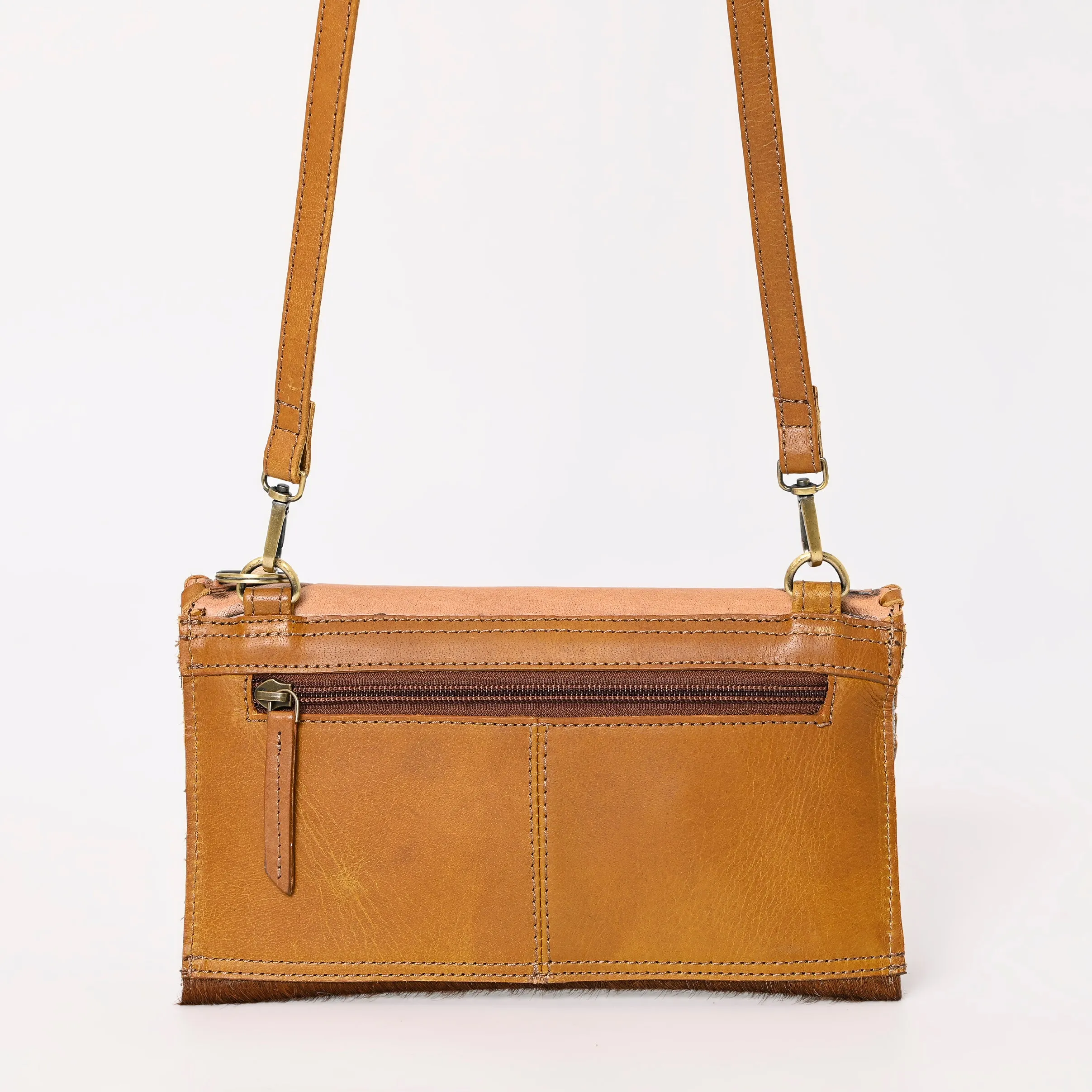 A&A-842A Montana West 100% Genuine Hair-On Cowhide Leather Crossbody