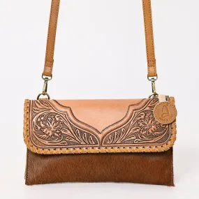 A&A-842A Montana West 100% Genuine Hair-On Cowhide Leather Crossbody