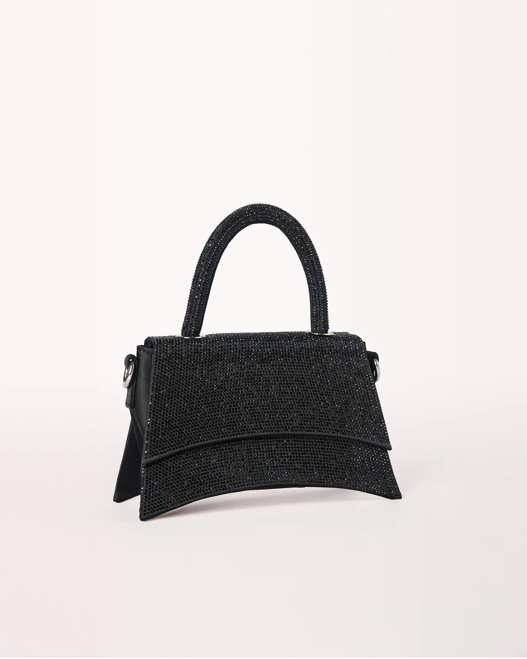 ALANA CROSS BODY BAG - BLACK-DIAMANTE