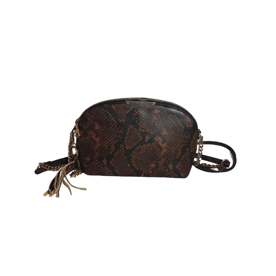 Aldo Brown Snake print Dome Crossbody Bag | Pre loved |