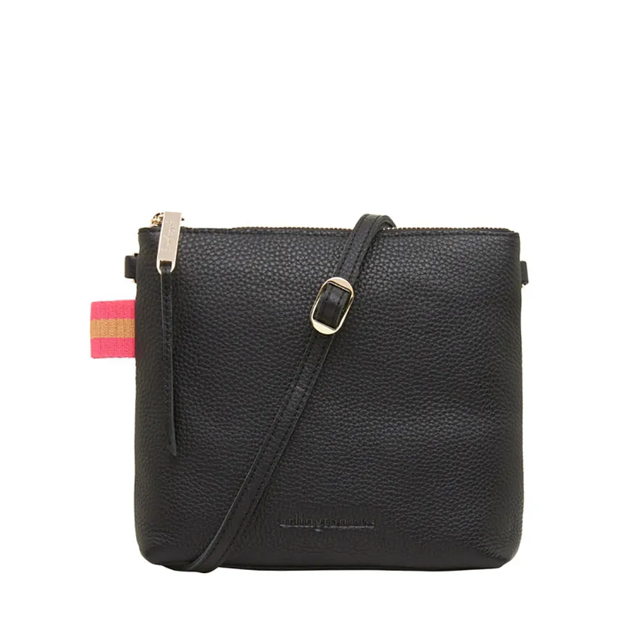 ALEXIS CROSSBODY - BLACK LEATHER