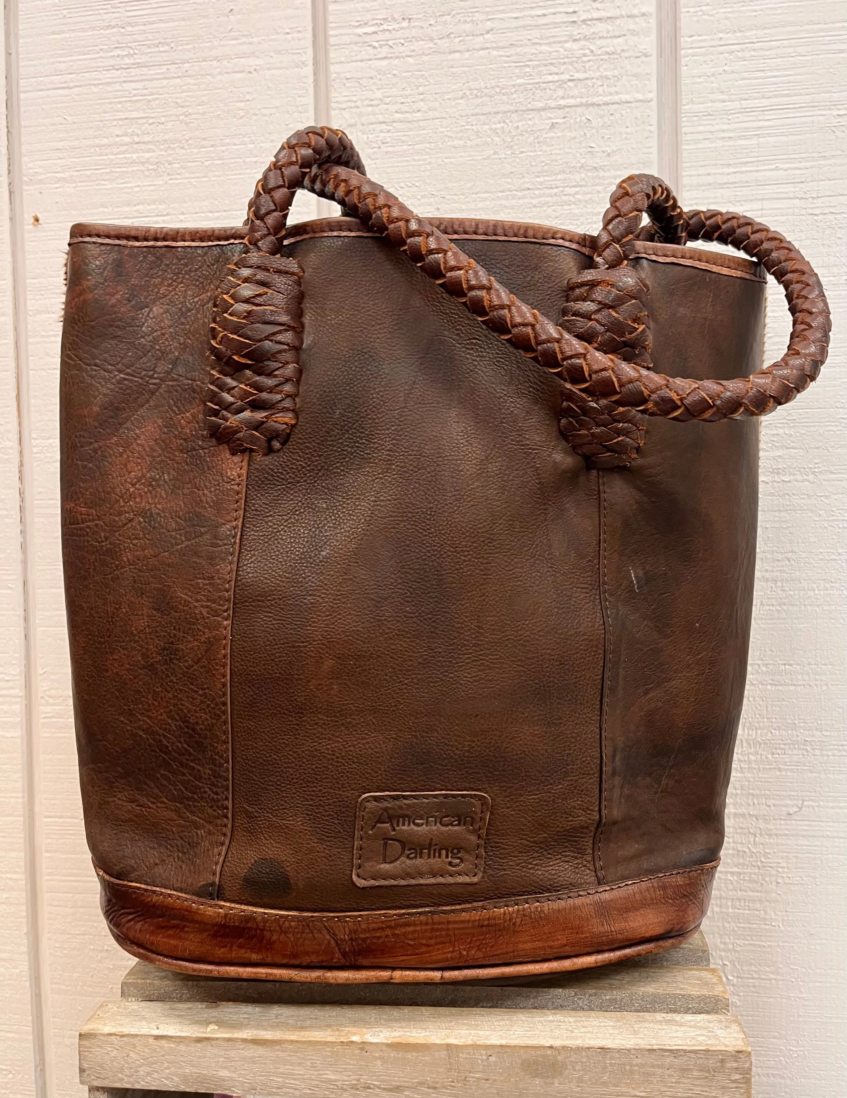 American Darling Cowhide Hair-On Tote Purse ADBGM312B