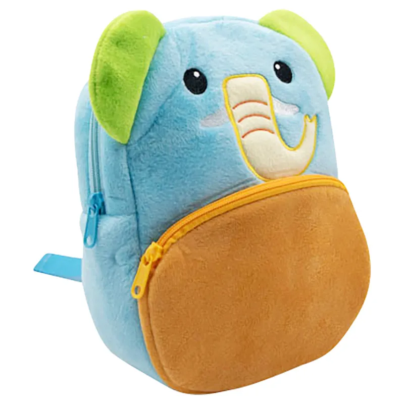 Animal Plushie Backpack Series- Plain Elephant (M-L)