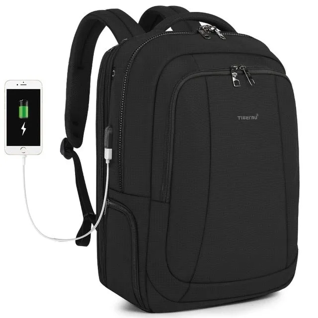 Anti Theft Nylon 27L Men 15.6 inch Laptop Backpacks School Fashion Travel Male Mochilas Feminina Casual Man Schoolbag