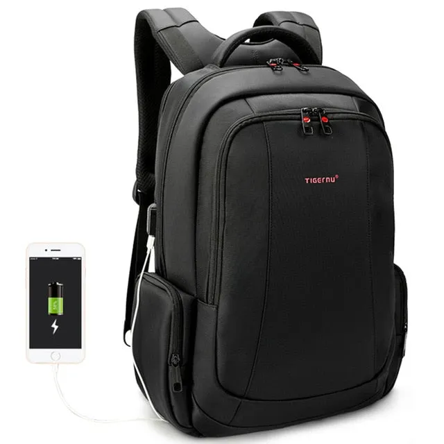 Anti Theft Nylon 27L Men 15.6 inch Laptop Backpacks School Fashion Travel Male Mochilas Feminina Casual Man Schoolbag