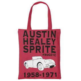 Austin Healey Sprite Classic Car Cotton Tote Bag