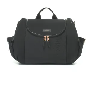 Baby Bag - Storksak Poppy Luxe Black Scuba