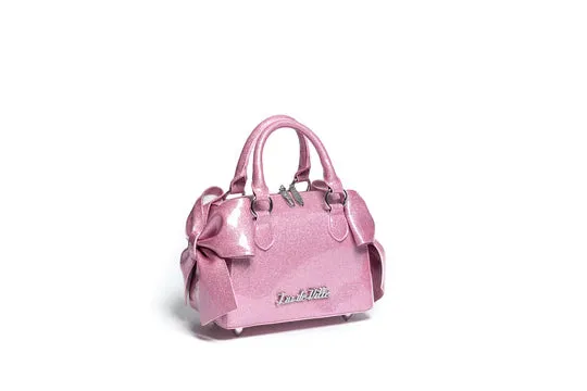 Mini Double Bow Tote - Bashful Blush Sparkle