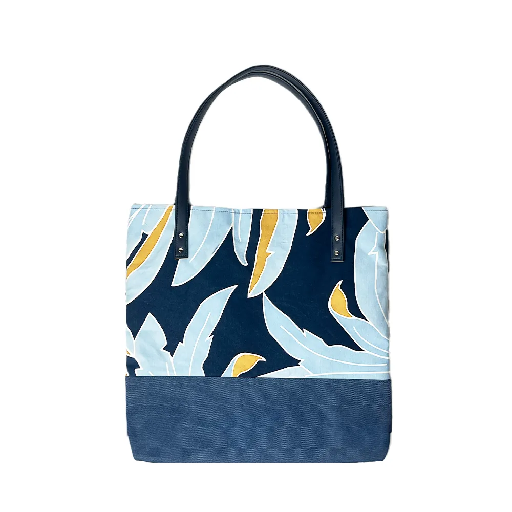 Batik Tote Bag (Canvas base) - Ocean Palma