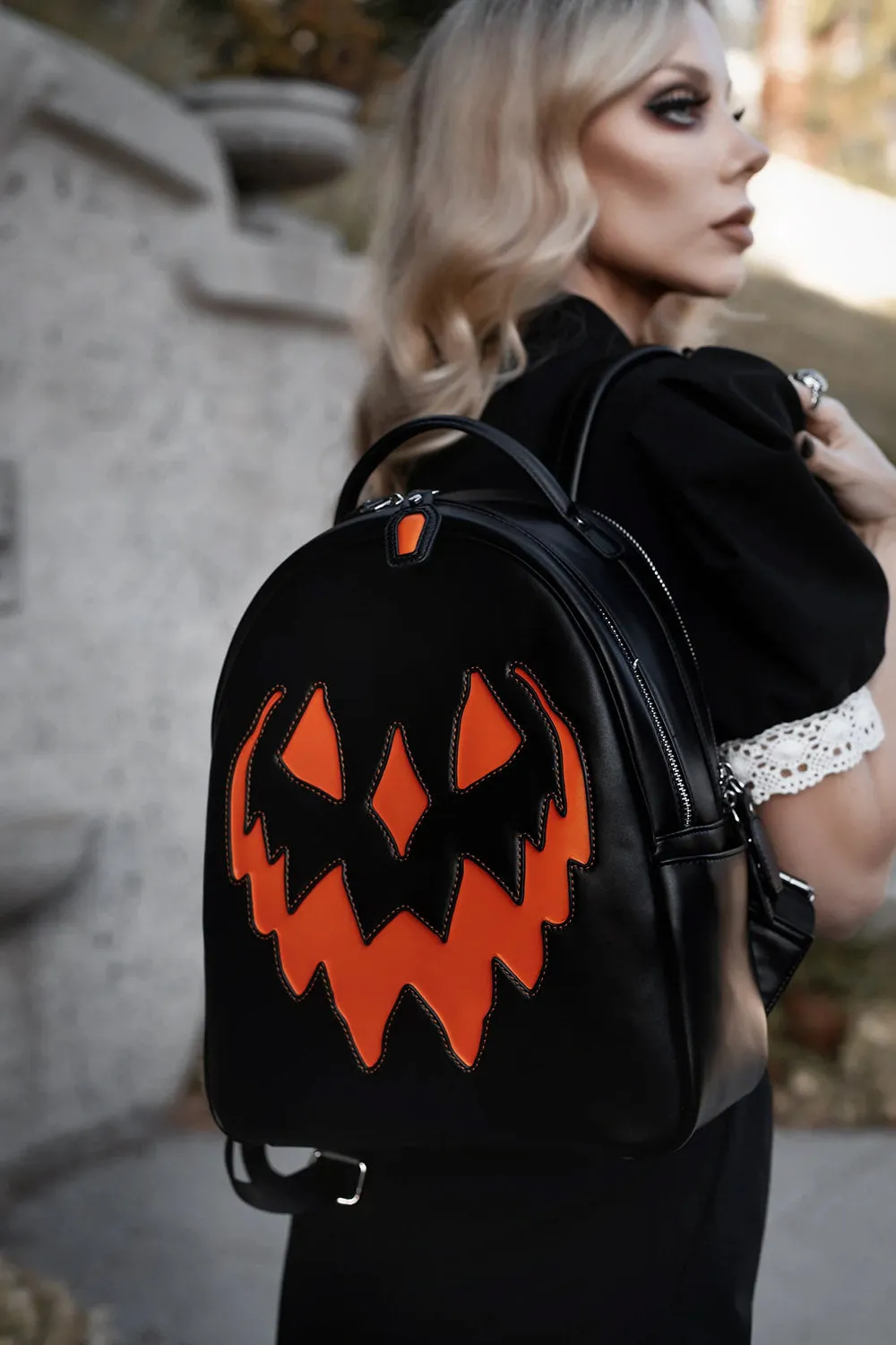 Black Haunted Hallows Backpack