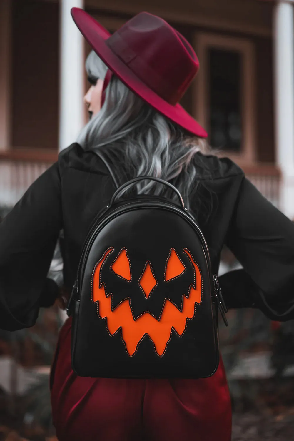 Black Haunted Hallows Backpack