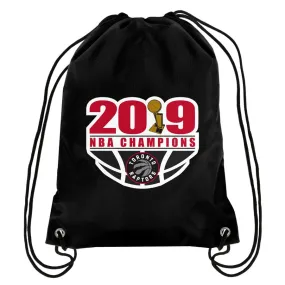 Black Toronto Raptors 2019 NBA Finals Champions - Drawstring Backpack