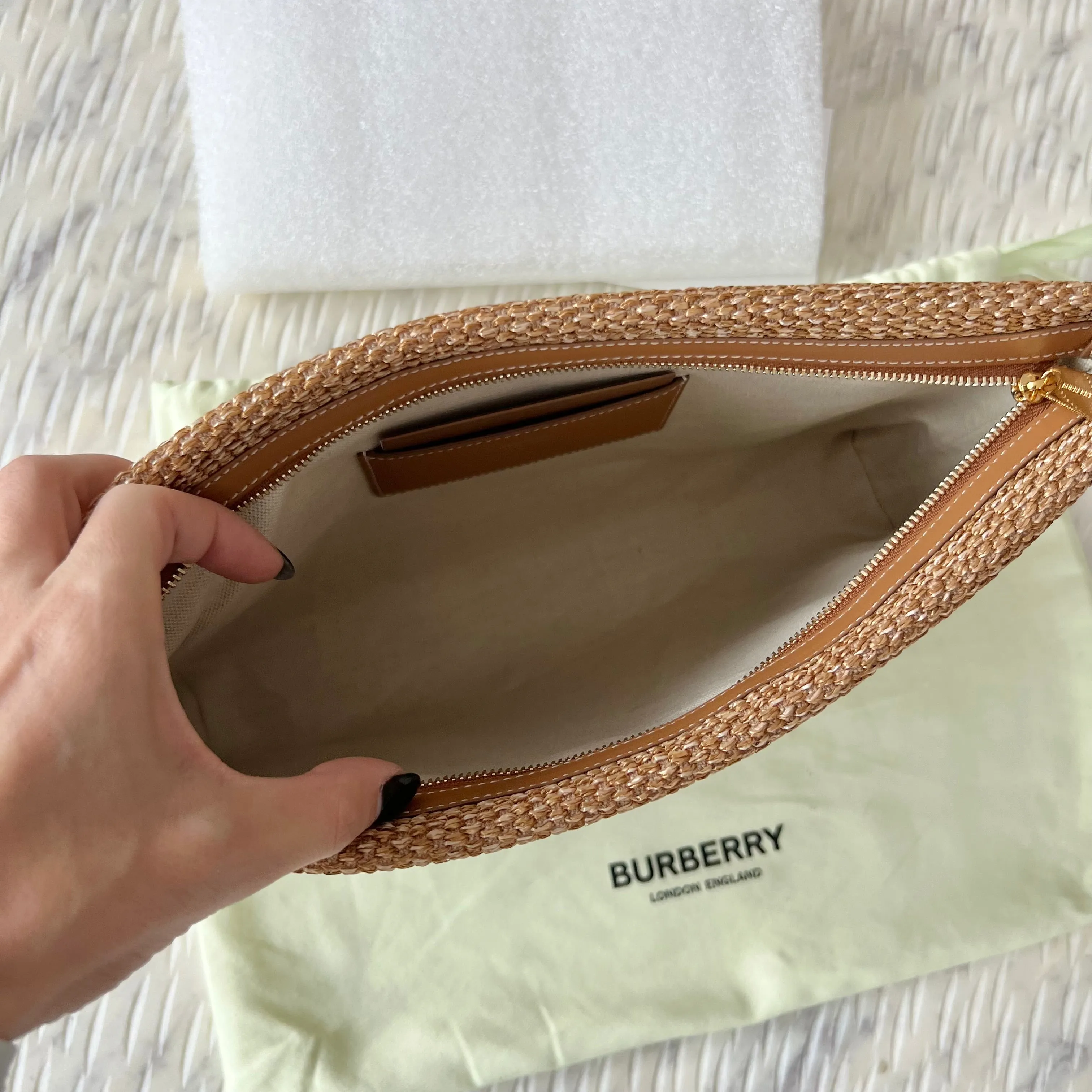 Burberry Woven Duncan Pouch