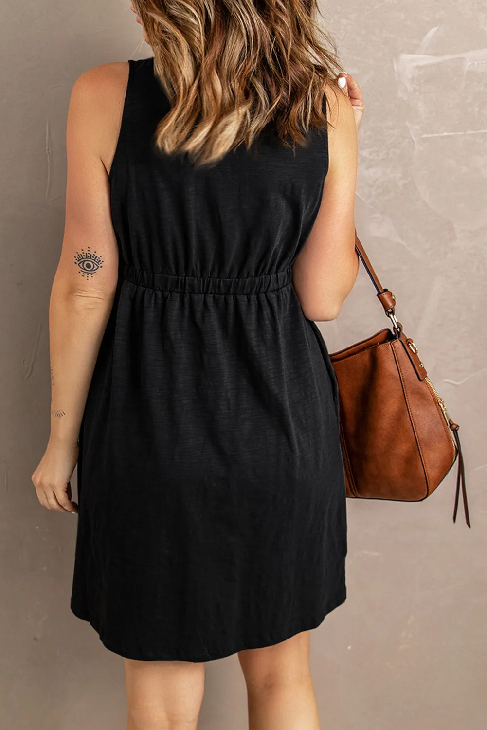 Button Me Up Tee Dress