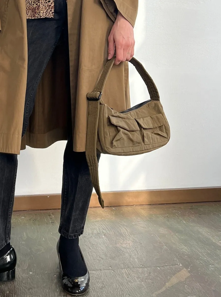 Cargo Shoulder Bag in Seaweed