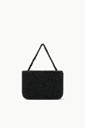 CARMEN BEADED BOX BAG | BLACK