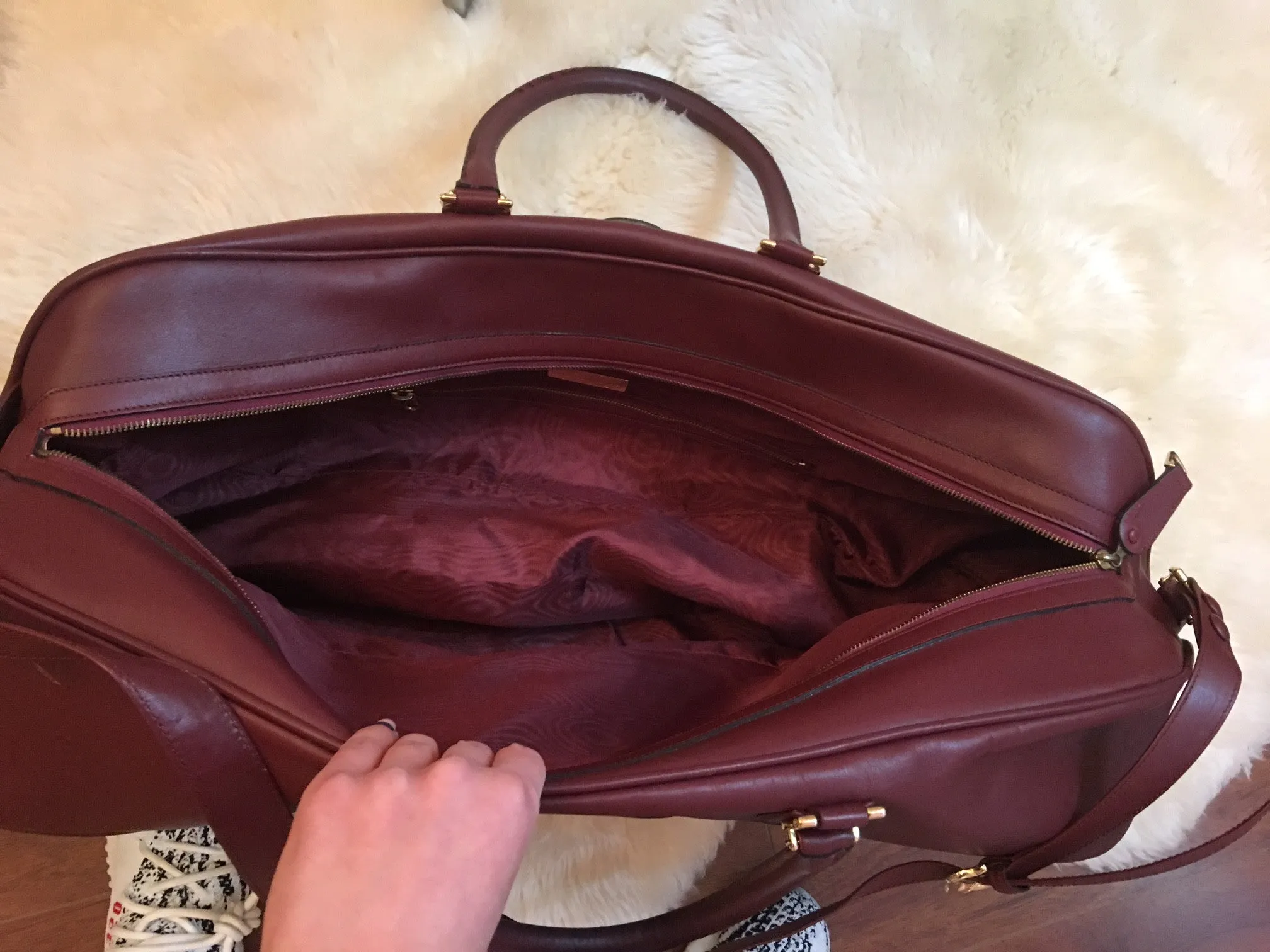 Cartier Boston Leather Travel bag