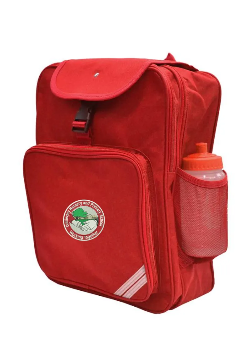 Collierley Nursery & Primary School Red Junior Backpack