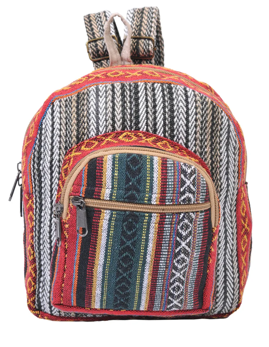 Cotton Mini Back Pack Bag