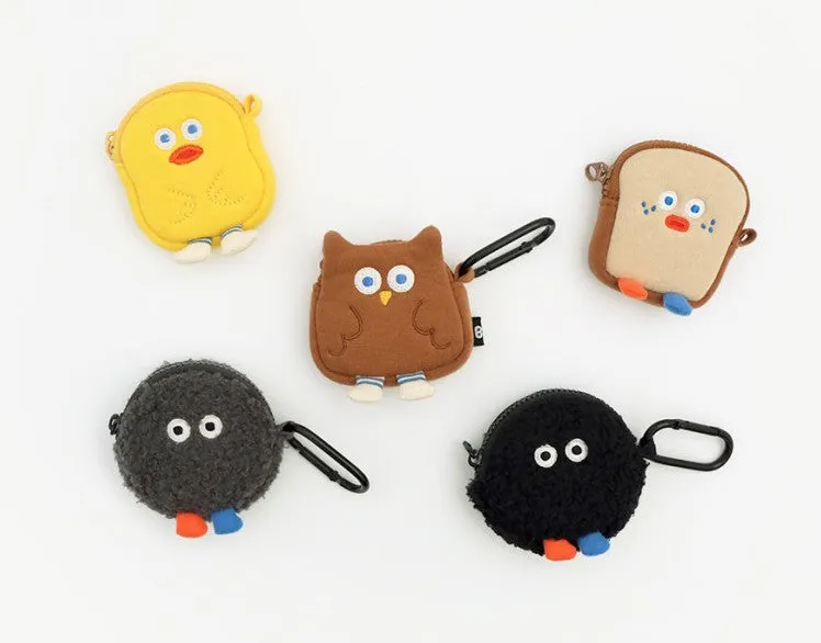 Cute Characters Airpods Pouches Purses Bags Buzz Cases Coin Mini Wallets Key Clips