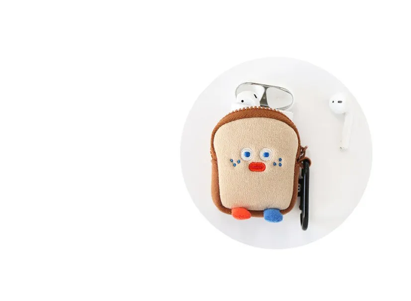 Cute Characters Airpods Pouches Purses Bags Buzz Cases Coin Mini Wallets Key Clips