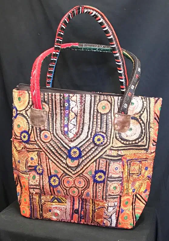 Embroidered Tote Bag- Large