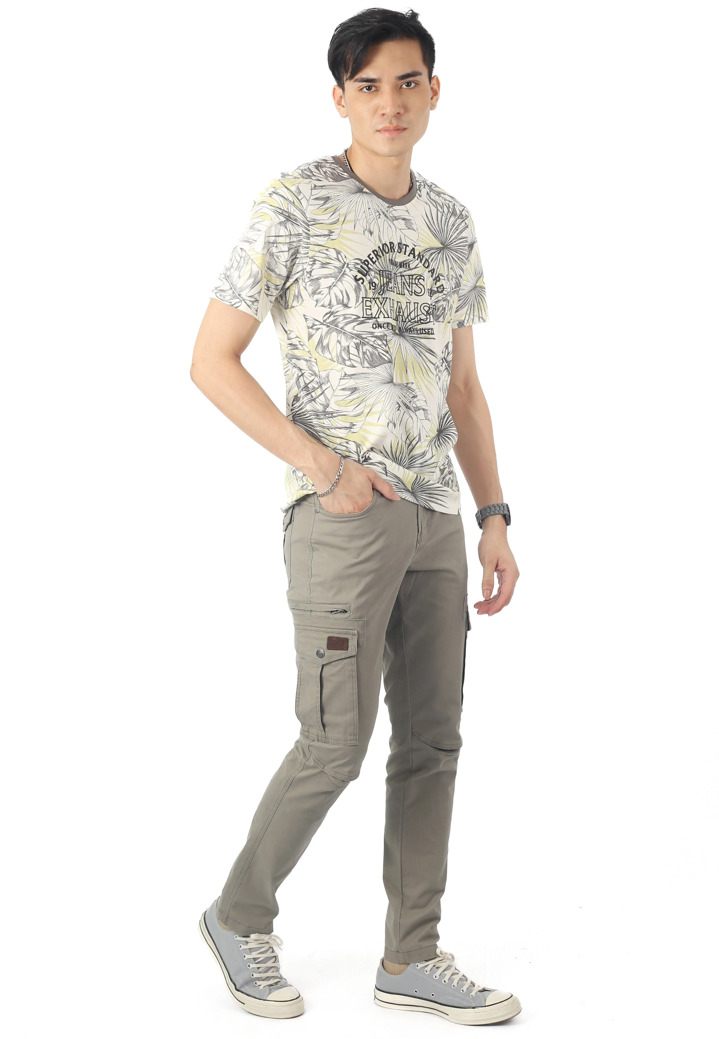 EXHAUST CARGO LONG PANTS [SLIM FIT] 1652