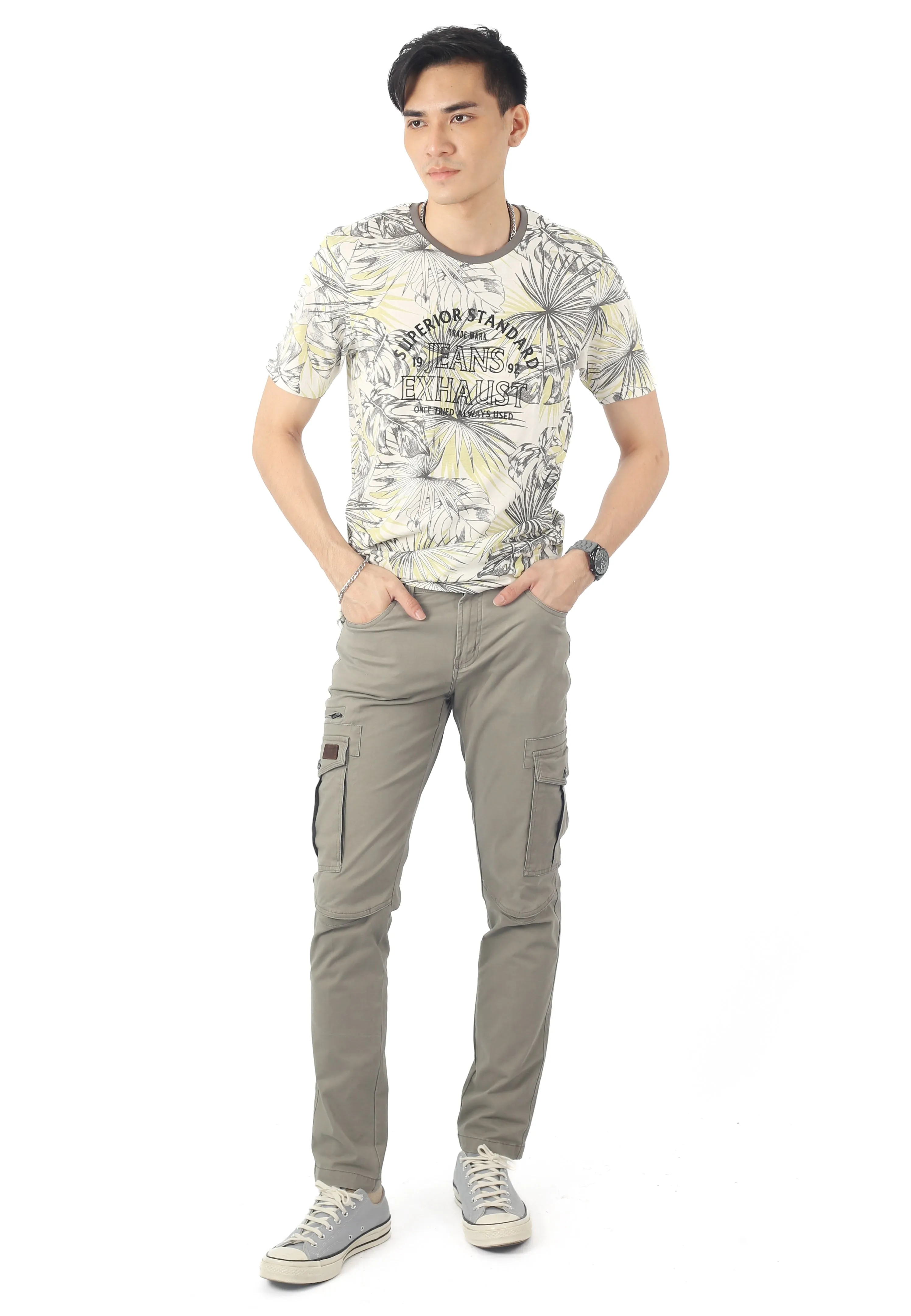 EXHAUST CARGO LONG PANTS [SLIM FIT] 1652