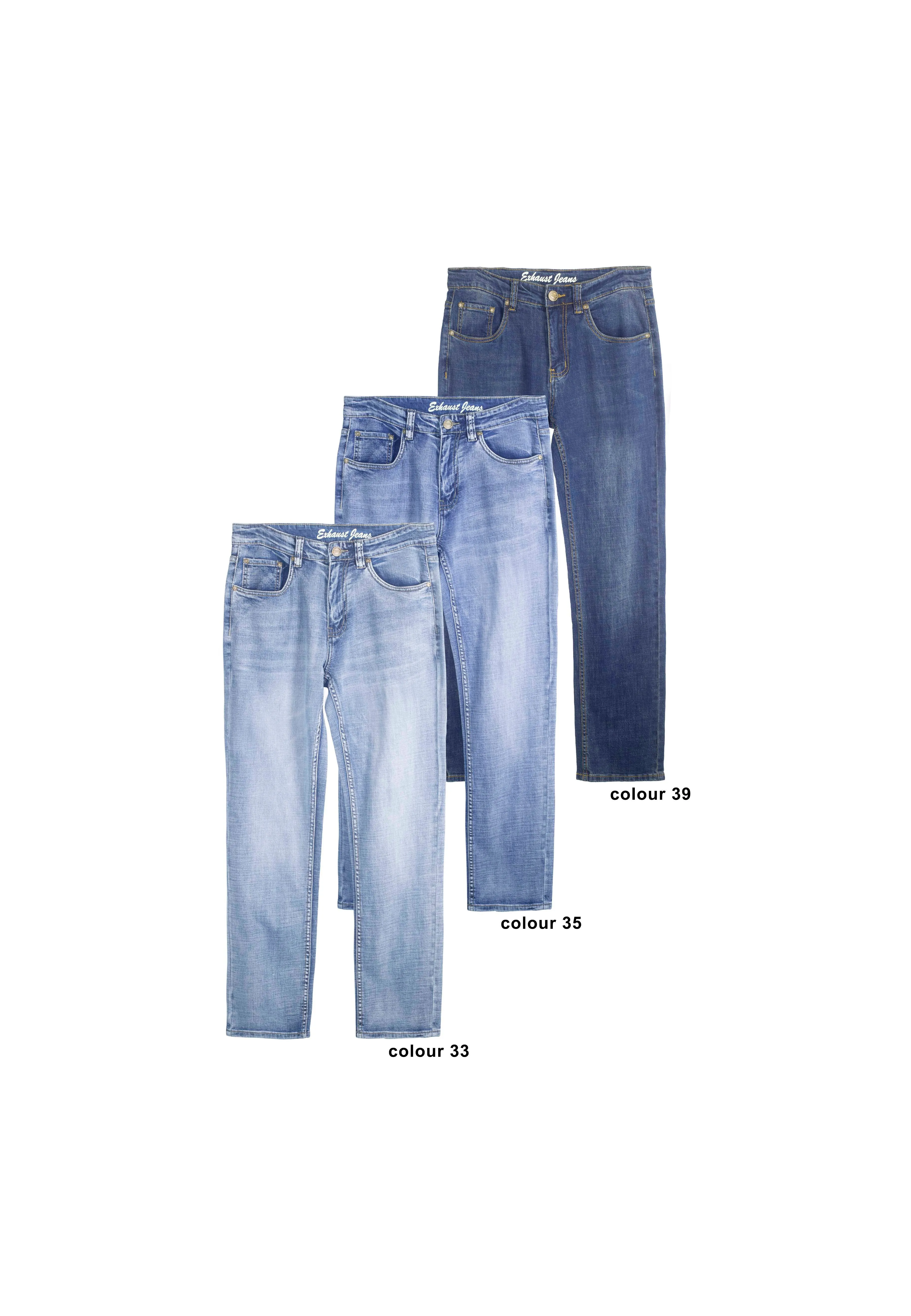 EXHAUST JEANS LONG PANTS [306 STRAIGHT CUT] 1587