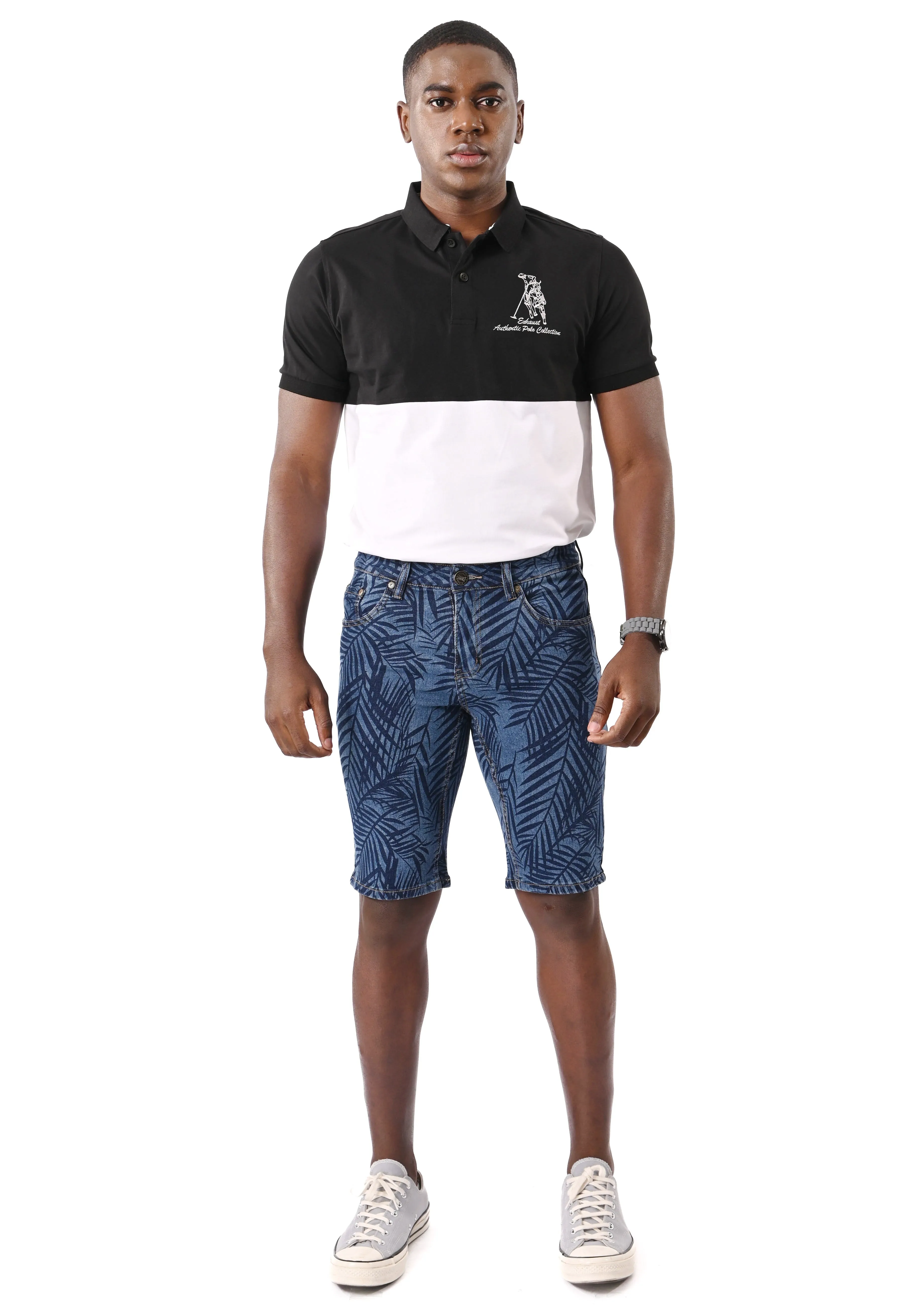 EXHAUST JEANS SHORT PANTS [SLIM FIT] 1554