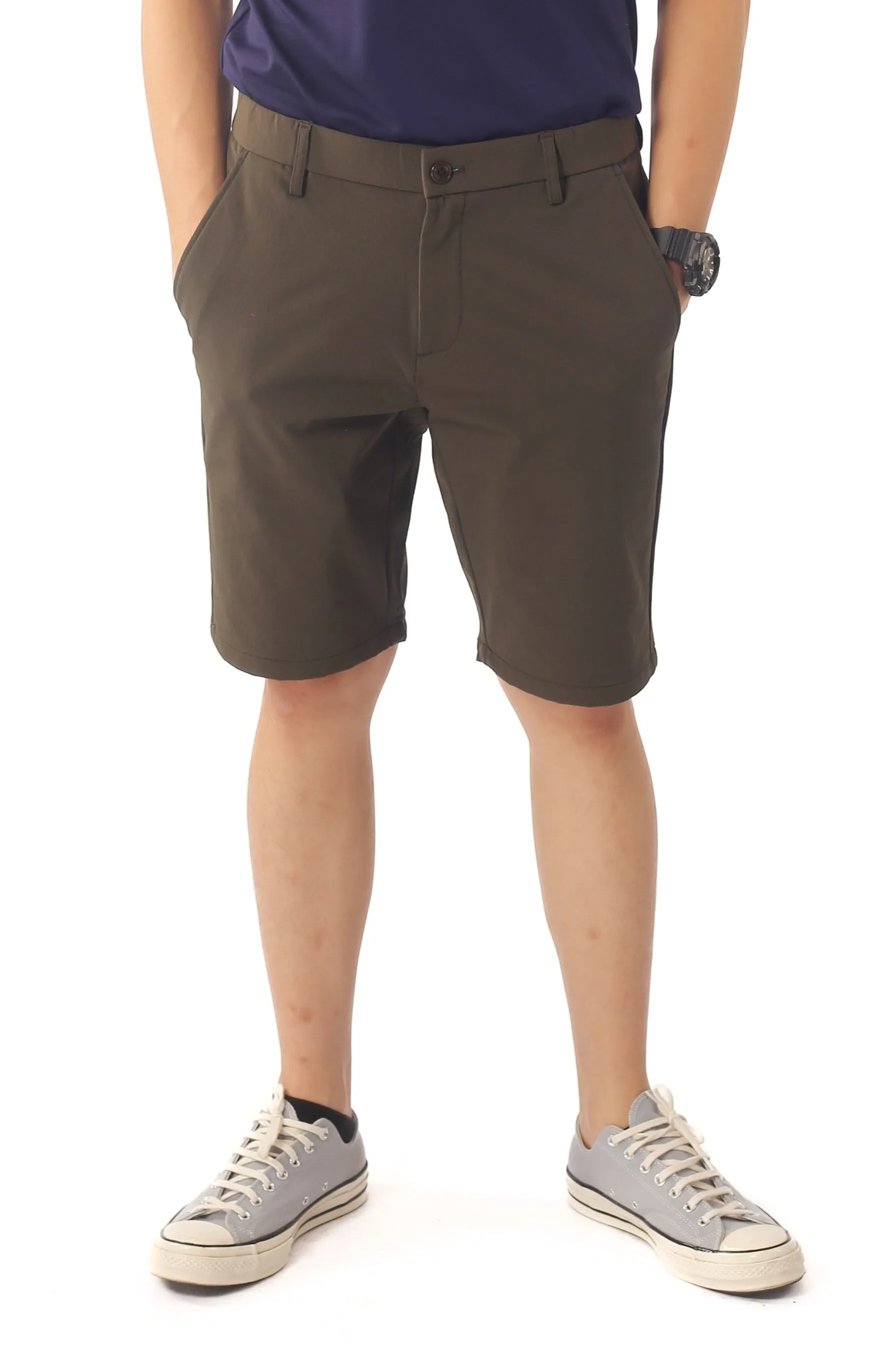 EXHAUST MEN'S CHINO SHORT PANTS [STRAIGHT CUT] 1720