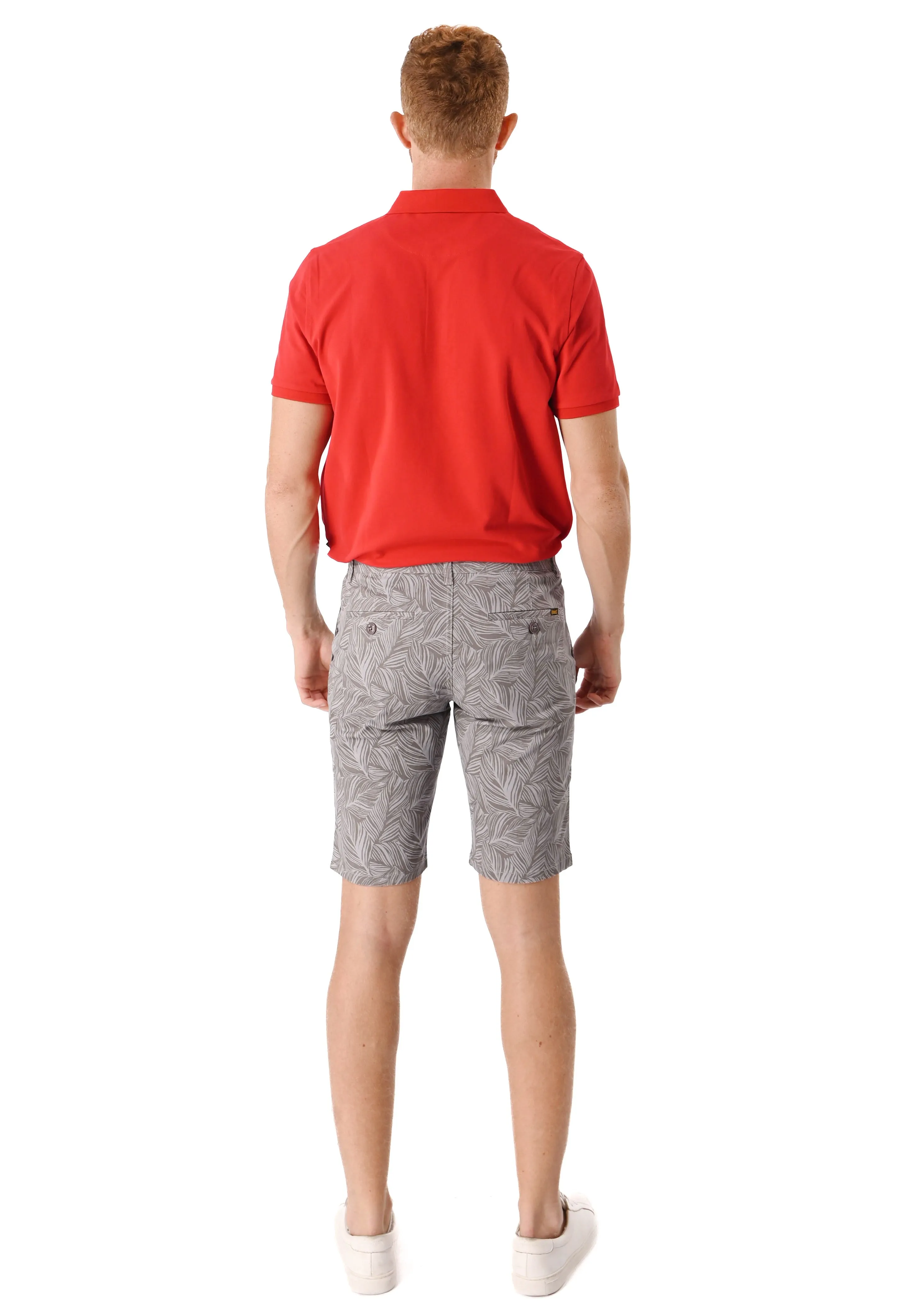 EXHAUST Men's Cotton Short Pants [Slim Fit] 1475