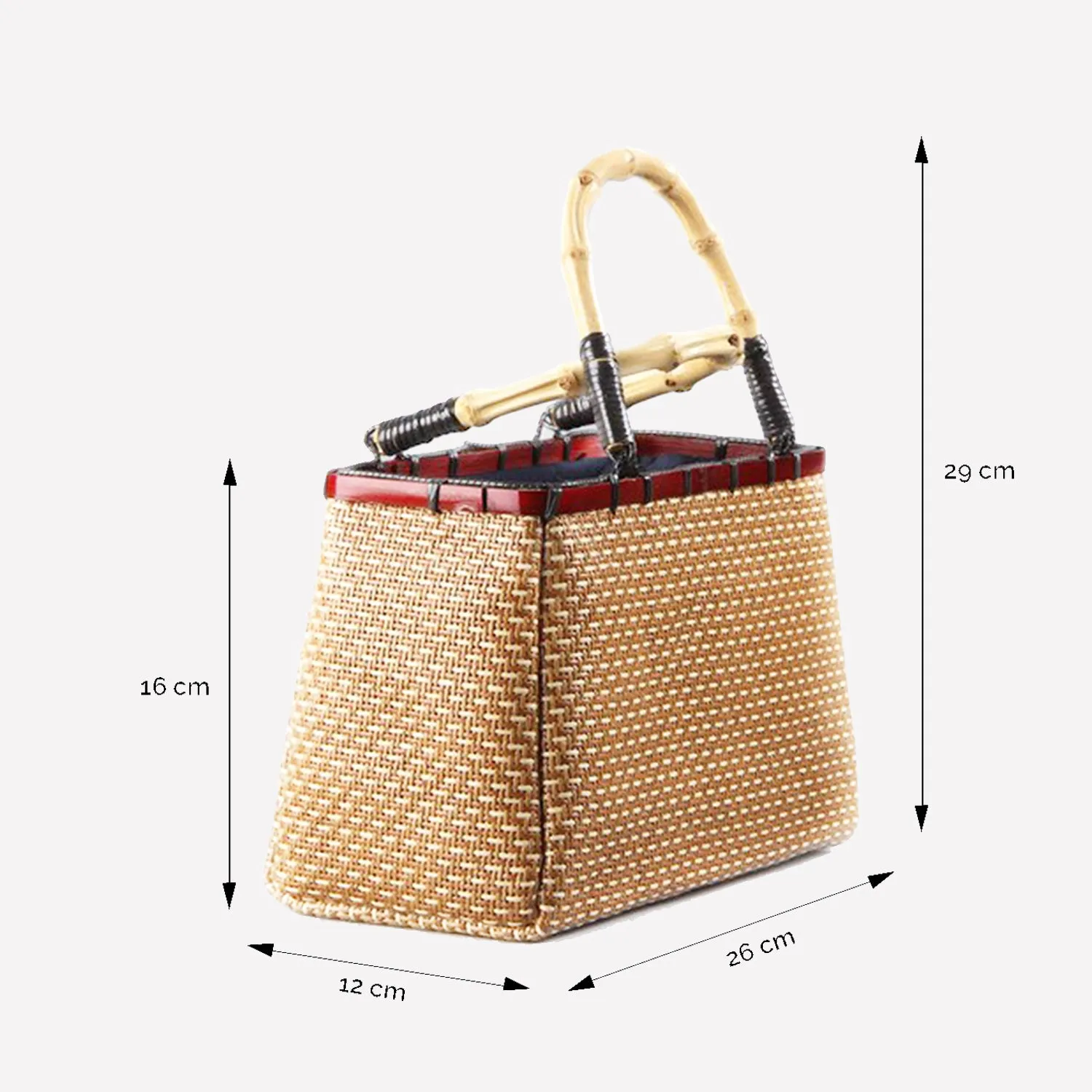 Fashion-Forward Women’s Lined Handbag Straw Tote