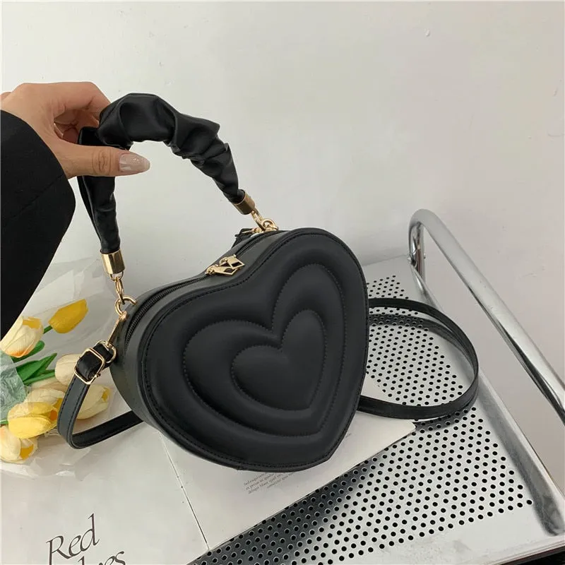 Fashion Love Heart Shape Shoulder Bag