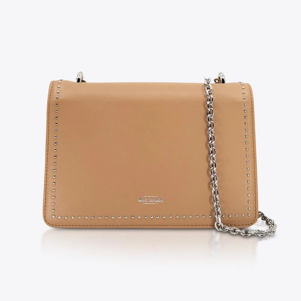 Flap Bag Tan/Silver