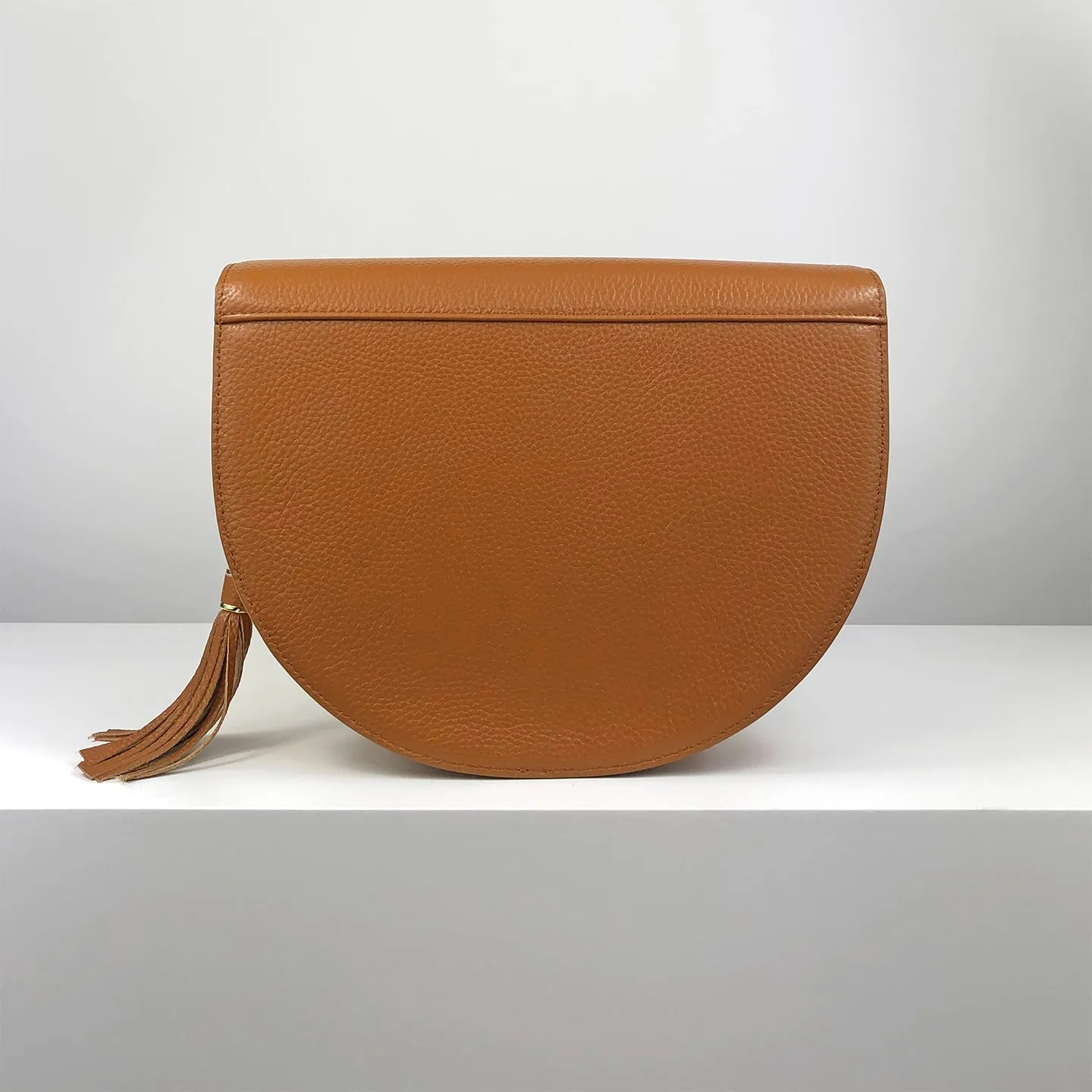 Floriana Grande Saddle Bag - Tan