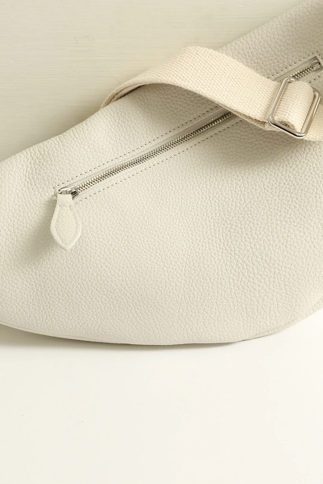 GEMMA ITALIAN LEATHER CROSSBODY BUTTER WHITE