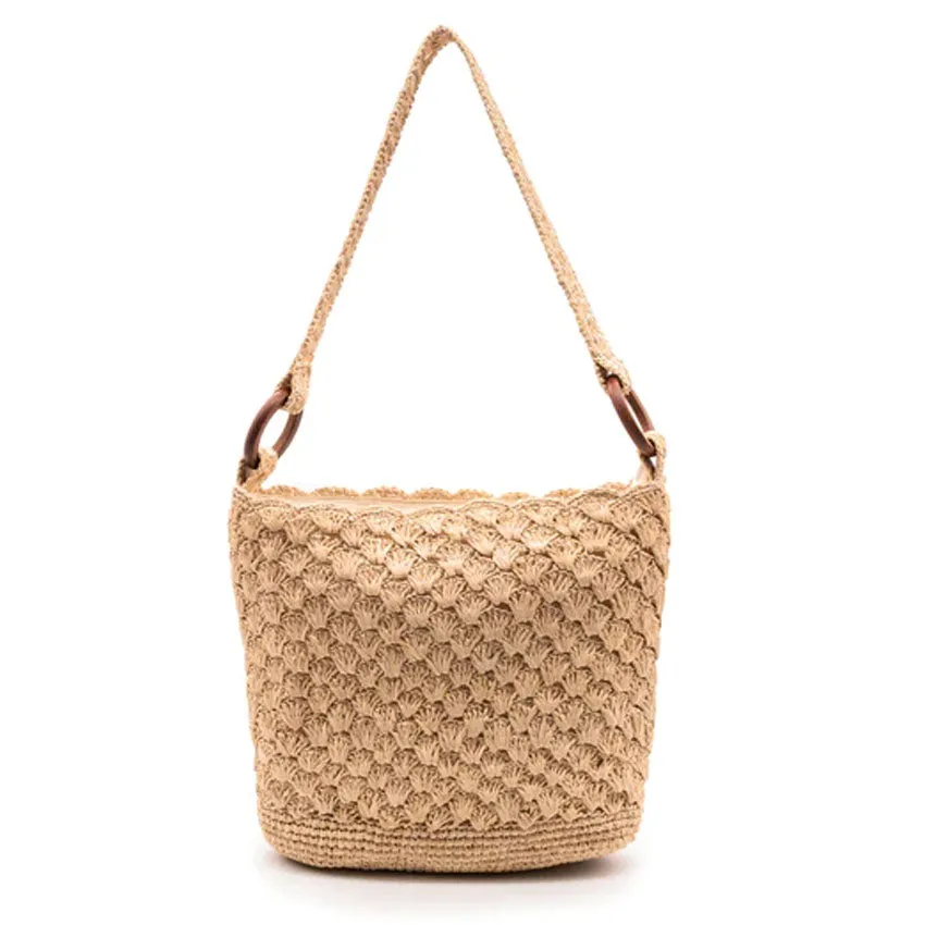 Gloria Woven Single Strap Handbag