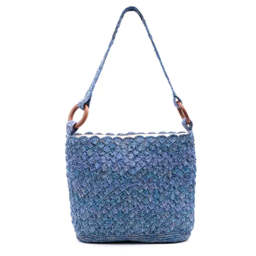 Gloria Woven Single Strap Handbag