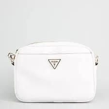 GUESS Meridian Camera Bag White