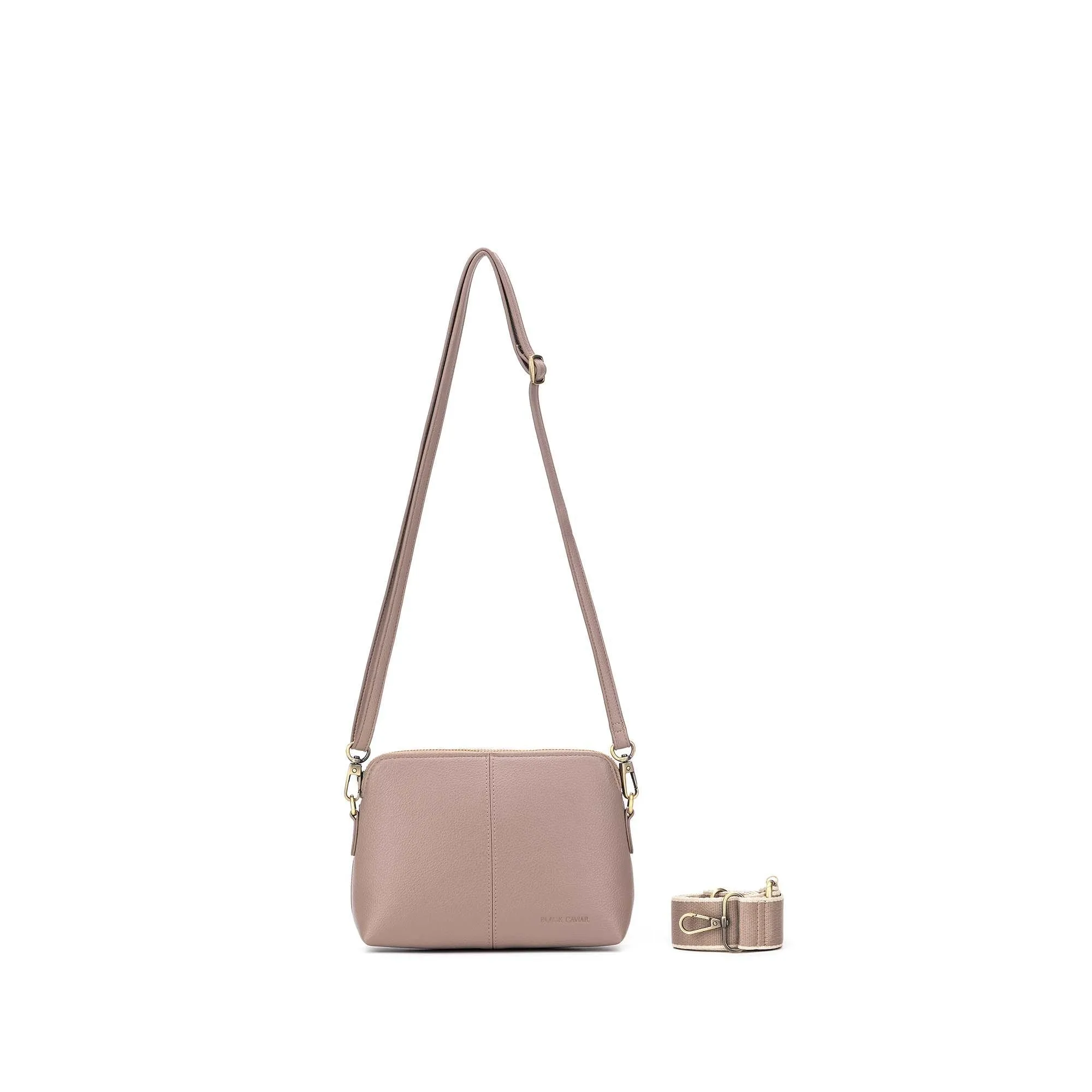 Harlow Mushroom Small Crossbody