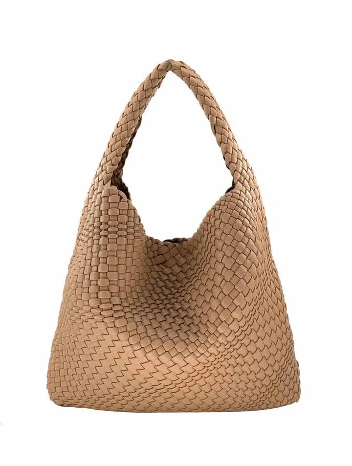 Hobo Woven Vegan Leather Weave Tote Bag