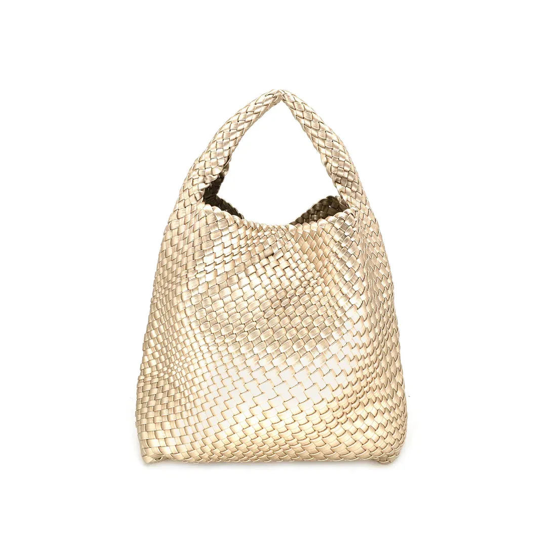 Hobo Woven Vegan Leather Weave Tote Bag