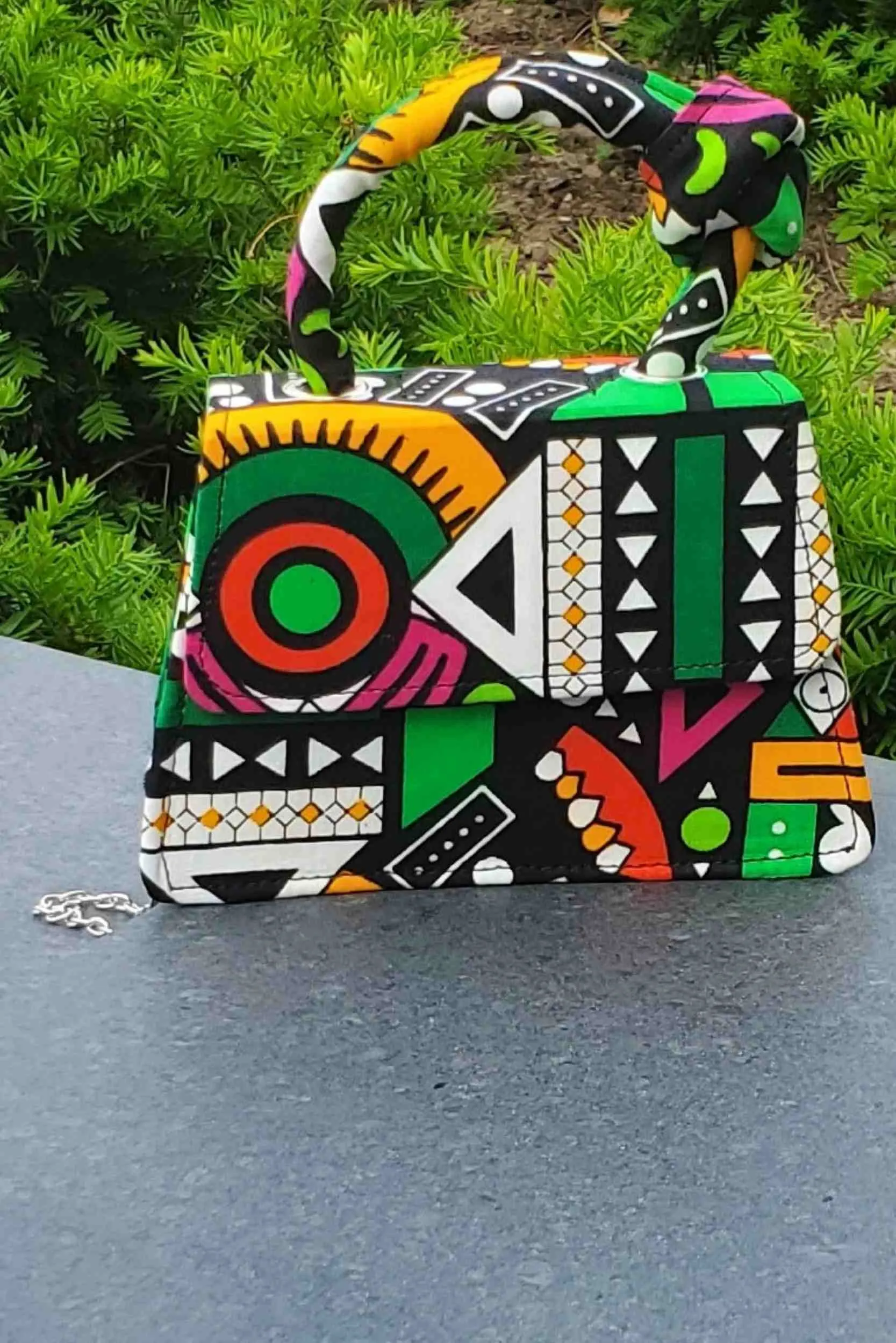 IZEH African Print Mini Bag