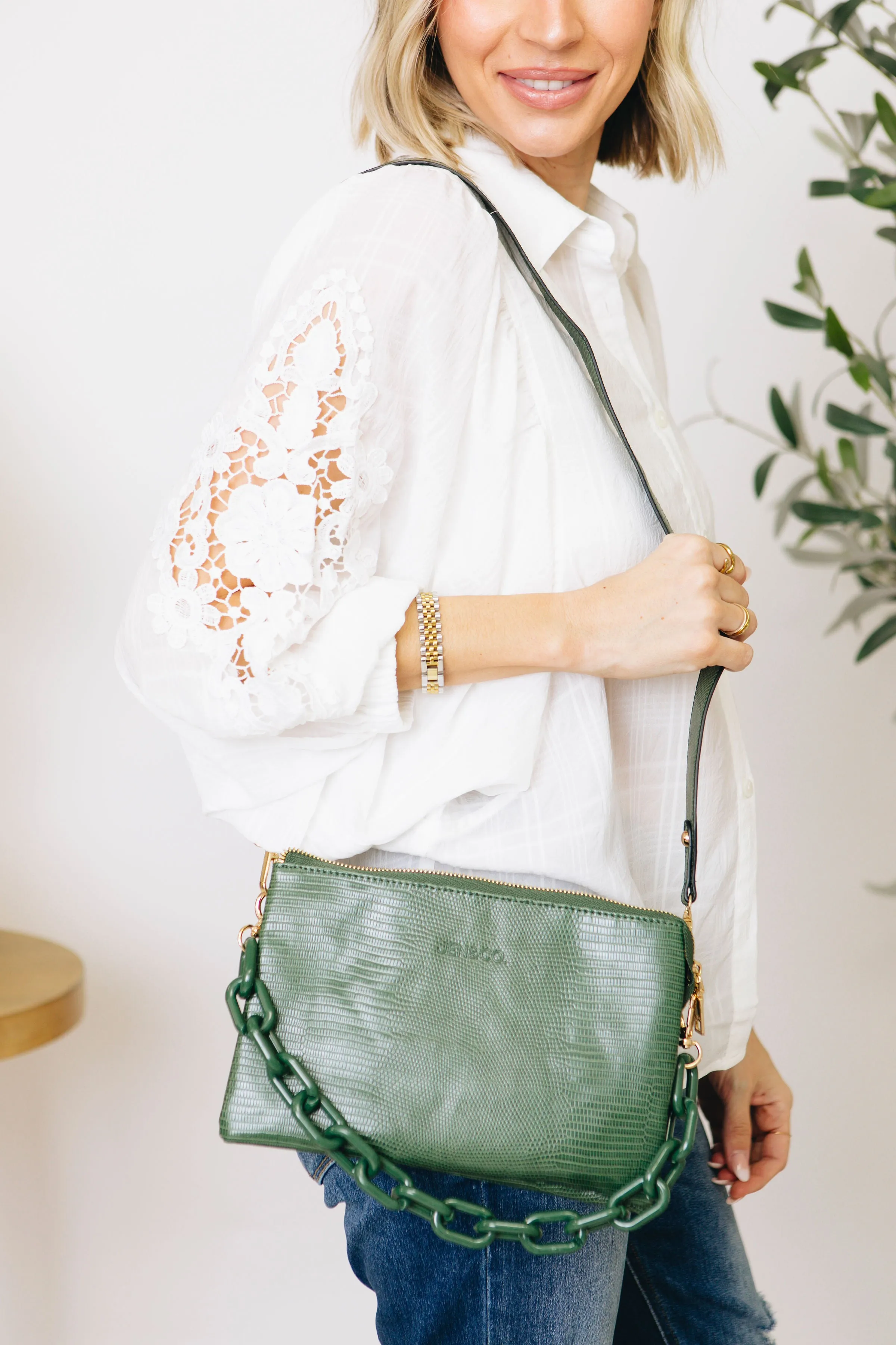 Izzy Lizard Crossbody