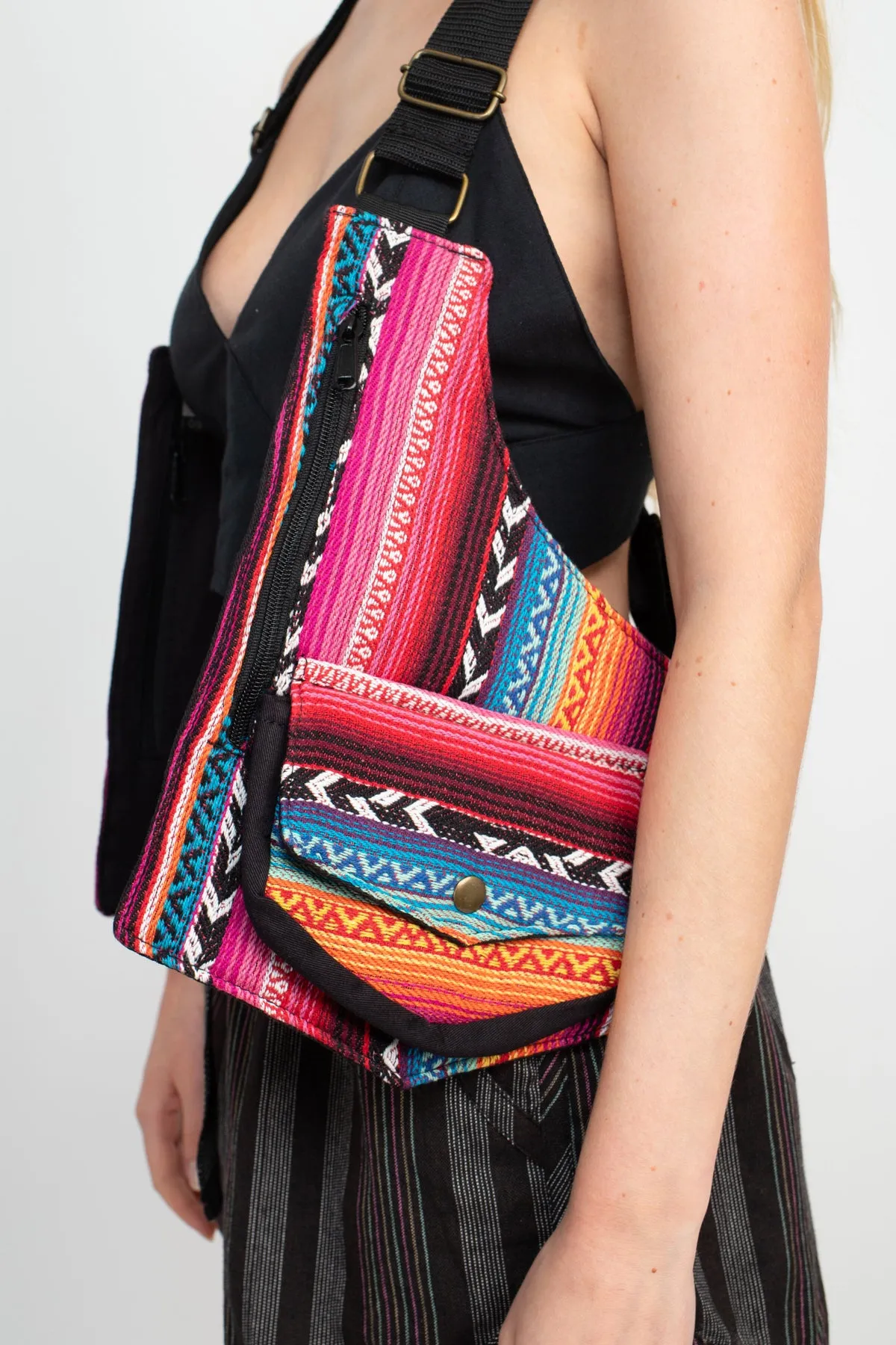 Jacquard Vest Bag