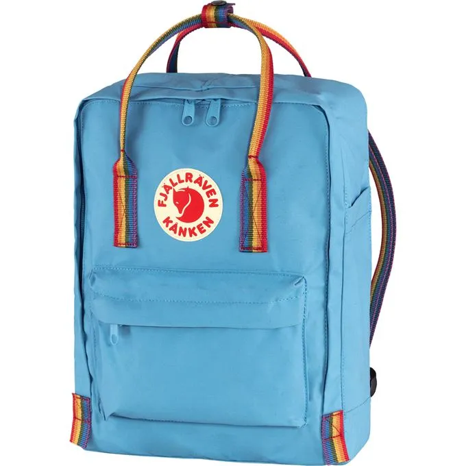 Kanken Classic Backpack - Air Blue/Rainbow Pattern