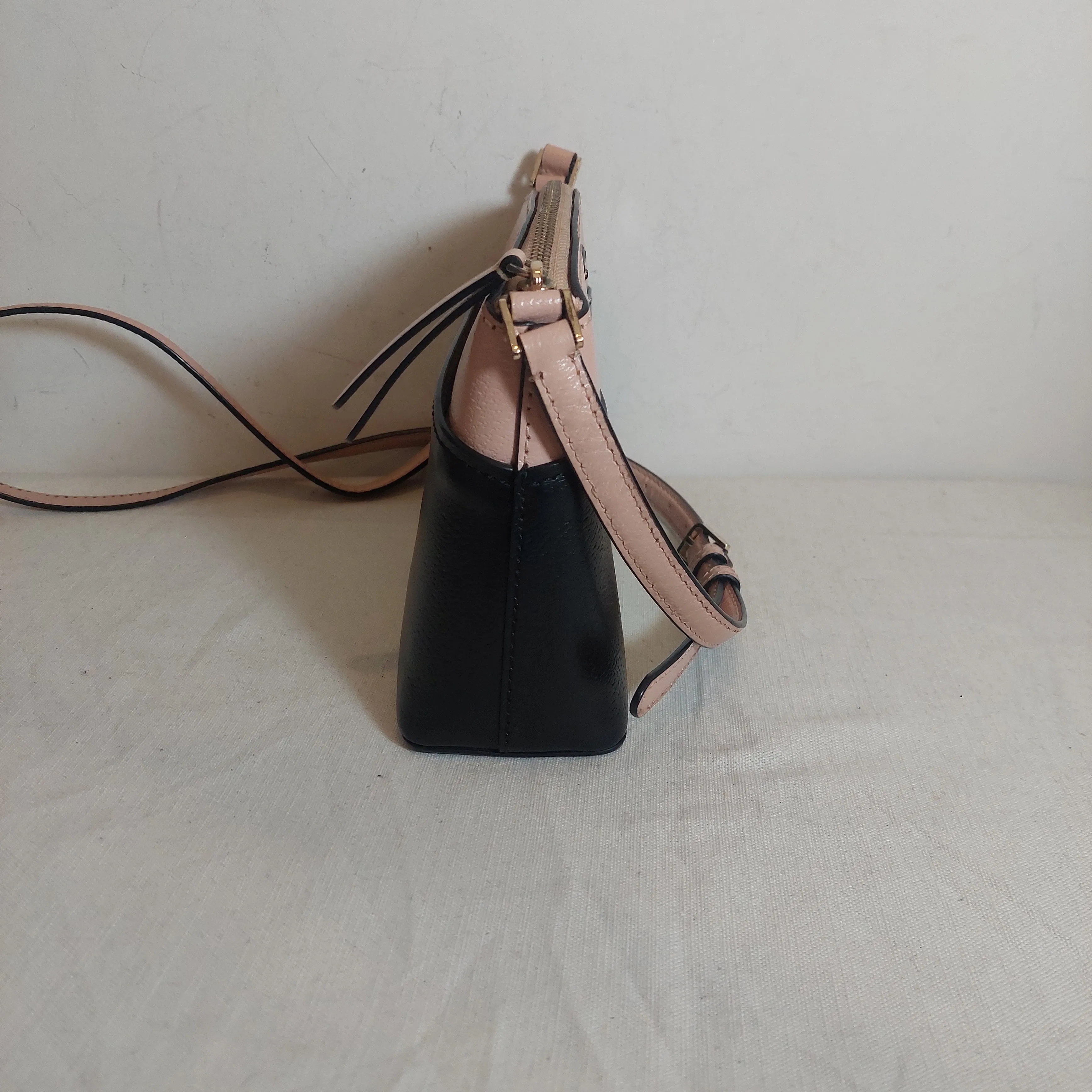 Kate Spade Black & Pink Leather Crossbody Bag | Pre Loved |