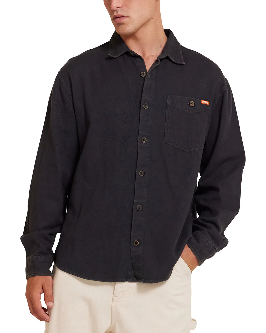 Keon Flannel Shirt - Anthracite