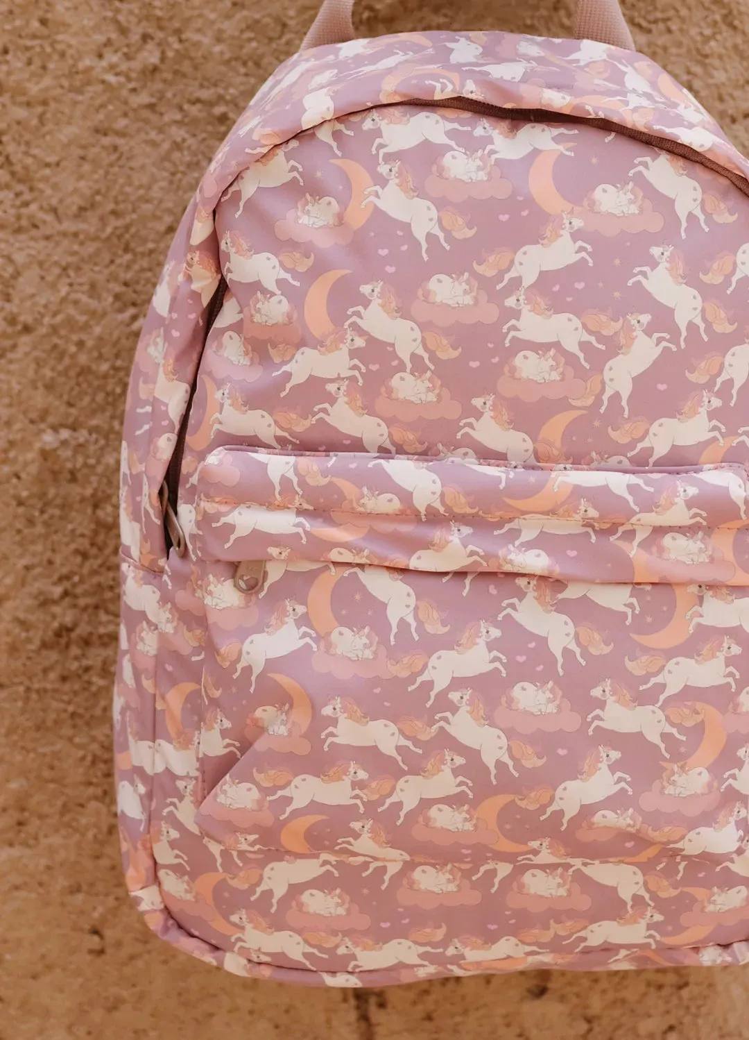 Konges Slojd Rainy Kids Backpack Junior - Blush Unicorn